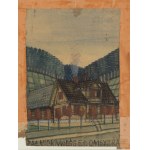 Nikifor Krynicki (1895 Krynica - 1968 Folusz), Willa w Krynicy , lata 40. XX w.