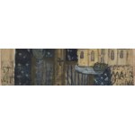 Nikifor Krynicki (1895 Krynica - 1968 Folusz), Duchowny z modelem kościoła (Święty Bazyli), lata 20. XX w.