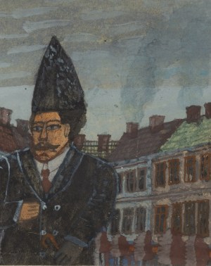 Nikifor Krynicki (1895 Krynica - 1968 Folusz), Portret kuracjusza, lata 40. XX w.