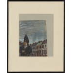 Nikifor Krynicki (1895 Krynica - 1968 Folusz), Portrét koupajícího se, 40. léta 20. století.