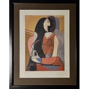 Pablo Picasso (1881-1973), Femme assise