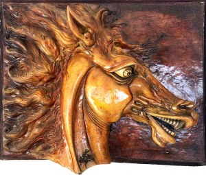 Salvador DALI (1904-1989), Head of a Surrealist Horse, (after)