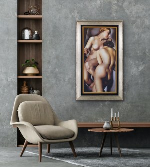 Tamara Łempicka (1898-1980), Les deux amies (Dwie przyjaciółki), 1967 (1930)