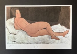 Amedeo MODIGLIANI (1884 - 1920), Nude reclining (Akt leżący - 1918)