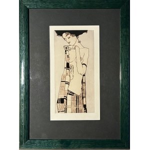 Egon Schiele (1890-1918), Portrét sestry Gerti Schieleové, (po - 1909)