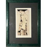 Egon Schiele (1890-1918), Portret siostry Gerti Schiele, (after - 1909)