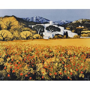 Patrick REAULT (b. 1955), Poppies in the cornfields