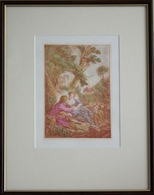 François BOUCHER (1703 - 1770), Idyla, 1982 (1744)