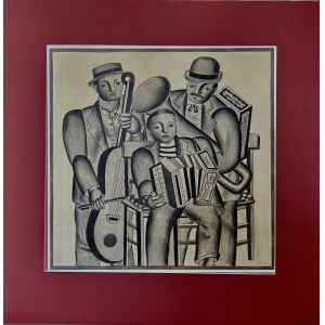 Fernand LEGER (1881 - 1955), Muzykanci, 1975