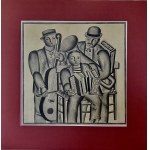 Fernand LEGER (1881 - 1955), Muzykanci, 1975