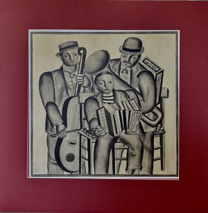 Fernand LEGER (1881 - 1955), Muzykanci, 1975