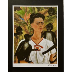 Frida Kahlo (1907 - 1954), Autoportret z małpami (1943)