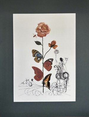 Salvador Dalí (1904-1989), Flordali: La Rose Papillon
