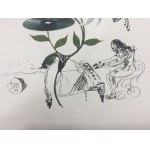 Salvador Dali (1904 - 1989), Portefeuille de 10 lithographies de la série Flora Dalinae