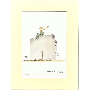 Antoine de Saint-Exupéry (1900 - 1944), Le Petit Prince et le serpent, 2023