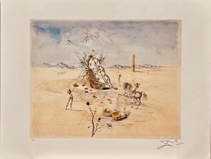 Salvador DALI (1904-1989), Kosmiczny jeździec,1989