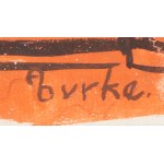 Edmund Burke (1912 - 1999 ), Kompozycja fantastyczna z rydwanem i skrzypkiem