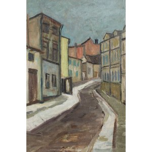 Stanislaw Michalowski (1915 Vilnius - 1980 Gdansk), Street, circa 1956
