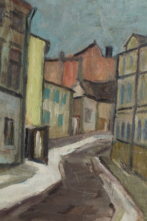 Stanisław Michałowski (1915 Wilno - 1980 Gdańsk), Ulica, około 1956