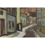 Stanislaw Michalowski (1915 Vilnius - 1980 Gdansk), Street, circa 1956