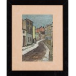 Stanislaw Michalowski (1915 Vilnius - 1980 Gdansk), Street, circa 1956