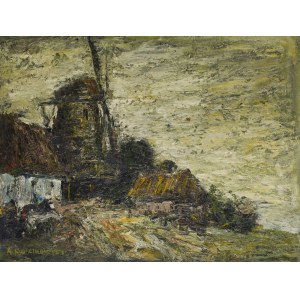 Alexander Kwiatkowski (b. 1919), Windmill, 1967