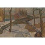 Leonard Tomaszewski (1913 - 2002), Spring melt, circa 1956