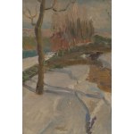 Leonard Tomaszewski (1913 - 2002), Spring melt, circa 1956