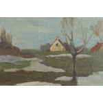 Stanislaw Michalowski (1915 Vilnius - 1980 Gdansk), Przedwiośnie (The Springtime), circa 1956