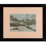 Stanislaw Michalowski (1915 Vilnius - 1980 Gdansk), Przedwiośnie (The Springtime), circa 1956