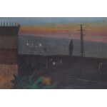 Zygmunt Szymczak, Evening Landscape, 1955