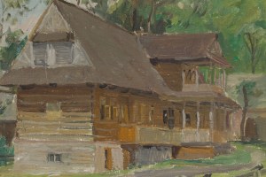 Włodzimierz Zakrzewski (1916 St. Petersburg - 1992 Warsaw), Vladimir Lenin House in Poronin, 1956