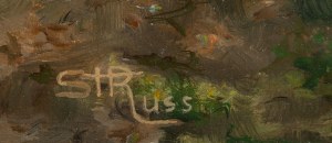 Stanislav Russ (1926 - 2017 ), Krajina s cestou v lese