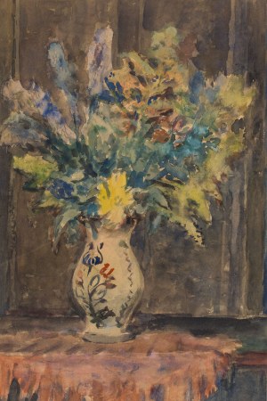 Zygmunt Karolak (1905 Kościelec - 1999 Kielce), Kwiaty, 1953