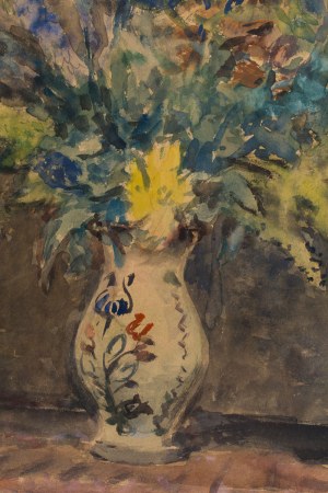 Zygmunt Karolak (1905 Kościelec - 1999 Kielce), Kwiaty, 1953