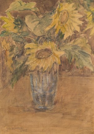 Zygmunt Karolak (1905 Kościelec - 1999 Kielce), Kwiaty, 1953