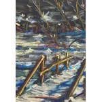 Zbigniew Matysek (né en 1939), Route avec des saules, 2006