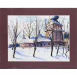 Zbigniew Matysek (b. 1939), Former Orthodox Church of the 17th century in Tylicz near Krynica Zdroj, 2004