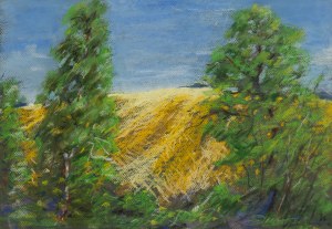 Zbigniew Matysek (ur. 1939), Pejzaż mazowiecki, 2005