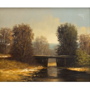 Jarosław Wojtkowiak (ur. 1952), Pejzaż z mostem