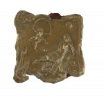 Auteur inconnu, triptyque de médailles Maternité, 20e siècle.