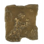 Auteur inconnu, triptyque de médailles Maternité, 20e siècle.