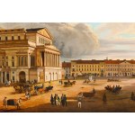 Robert Kolodziejski, View of Theatre Square (copy according to Marcin Zaleski, 1838), 2000