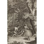 Johann Elias Ridinger (1698 - 1767 ), Ewa i Adam w Raju