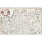 Pieter Mortier (1661 Lejda - 1711 Amsterdam), Mapa Rzeczpospolitej wg Guillaume'a Sansona i Alexisa Huberta Jaillota z 1675 roku, 1692 (współczesny druk)