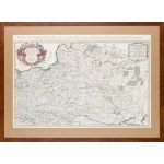 Pieter Mortier (1661 Leyde - 1711 Amsterdam), Carte de la République d'après Guillaume Sanson et Alexis Hubert Jaillot, 1675, 1692 (estampe contemporaine)