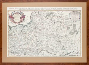 Pieter Mortier (1661 Lejda - 1711 Amsterdam), Mapa Rzeczpospolitej wg Guillaume'a Sansona i Alexisa Huberta Jaillota z 1675 roku, 1692 (współczesny druk)
