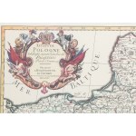 Pieter Mortier (1661 Leyde - 1711 Amsterdam), Carte de la République d'après Guillaume Sanson et Alexis Hubert Jaillot, 1675, 1692 (estampe contemporaine)