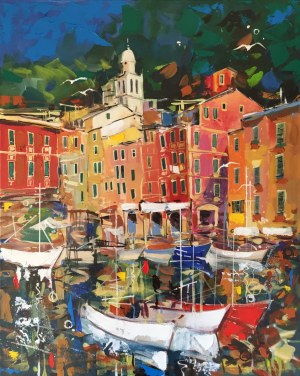 Aleksandra RUSAKOVA (nar. 1986), Portofino. Itálie, 2025