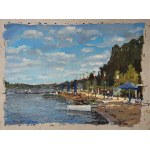 Yulia DETCZENJA (b. 1996), Beach in Bialystok, 2025
